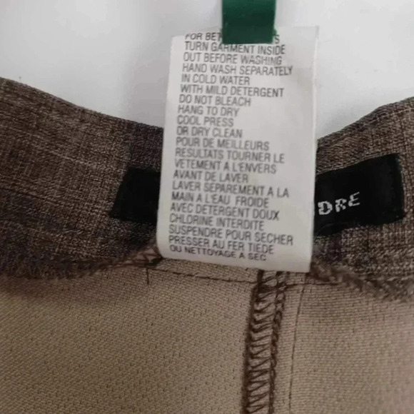 Eric  Alexandre Straight Leg Brown Trousers Size EU46/US12 - Picture 5 of 10